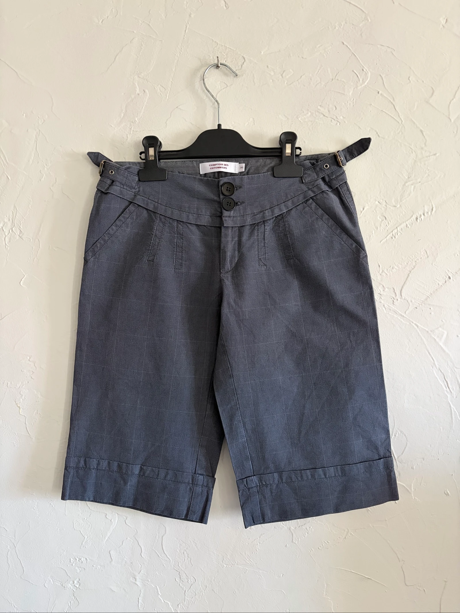 Bermuda short taille basse taille 36 Comptoir des Cotonniers vintage